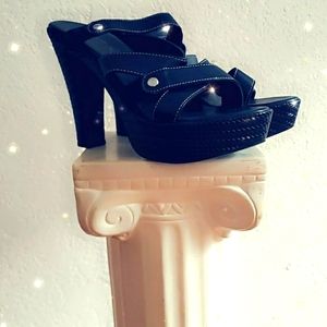 Italian Made Black Sandals